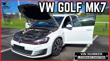 VW Golf Mk 7: Easily Find Your VIN, Paint Code, Build Date & Tyre Info
