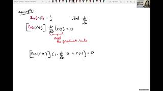 Implicit Differentiation Example with a Trigonometric Function