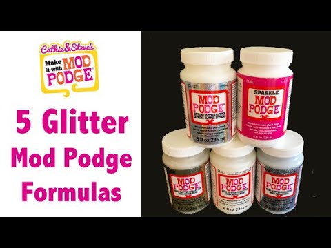 12 Tips & Techniques: Glitter With Mod Podge 