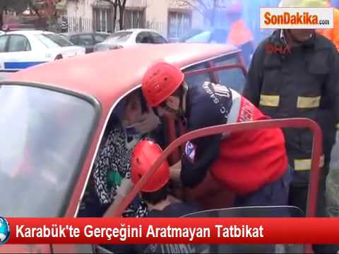 KARABÜK AFAD DEPREM TATBİKATI