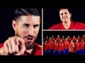 Sergio Ramos Ft Niña Pastori "La Roja Baila" Himno Oficial De La Seleccion Española UEFA EURO 2016