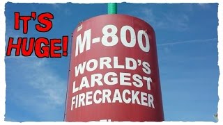 World's Largest FIRECRACKER M800 !