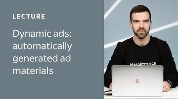 Dynamic ads — automatically generated ad materials