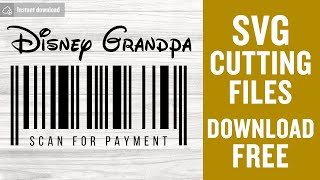 Disney Grandpa Svg Free Cut File for Cricut