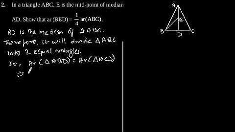 CBSE Class-9 Maths NCERT solution - Areas of Parallelograms and Triangles - Exercise 9.3 - Problem 2