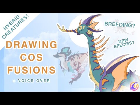 HYBRID SPECIES! DRAWING COS FUSIONS