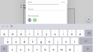 How to share a Google Doc on the iPad