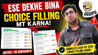 IPU BTech Choice Filling 2026 Complete Guide | Best College Order, Branch Priority & Cutoffs