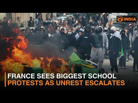 France School Protests Intensify as Students Clash With Police