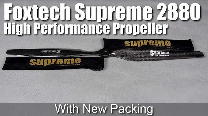 Foxtech Supreme 2880 prop with New packaging