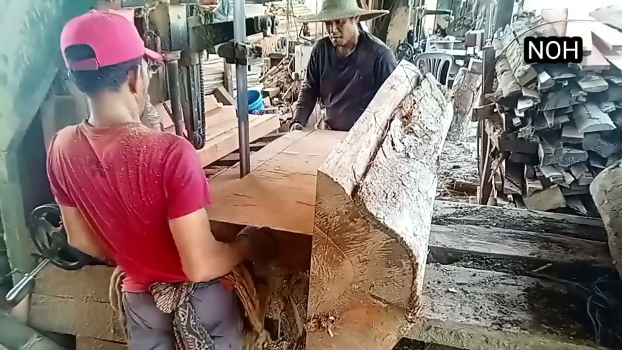 Penggergajian kayu durian 