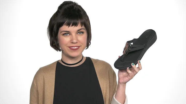 Crocs Sanrah Liquid Metallic Wedge Filp SKU: 9160394