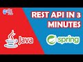 How to create a Java Spring Boot REST API in 3 Minutes