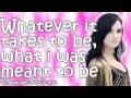 Demi Lovato - Me, Myself, And Time (Lyrics On Screen) HD