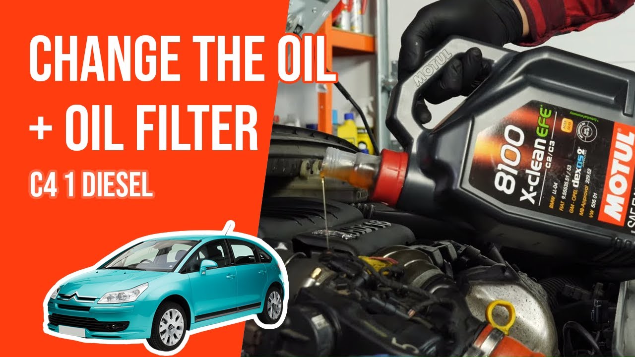 Change the oil and the oil filter C4 mk1 1.6 HDI 🛢