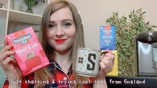 Just Chatting ☕️ Trying cool teas from England &amp; Opening Animal Crossing + Ghibli Blind Boxes ❤️