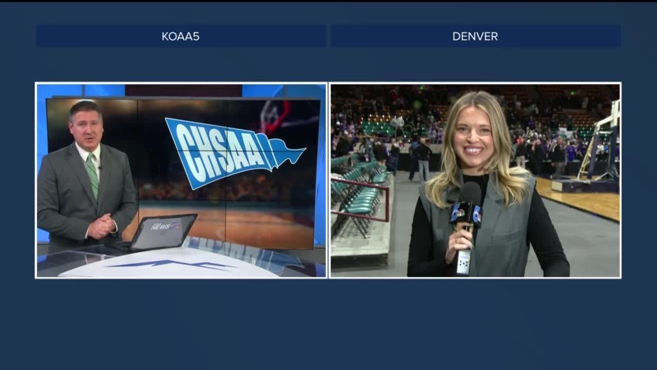 Bradey King LIVE after 5A State Championship at the Denver Coliseum