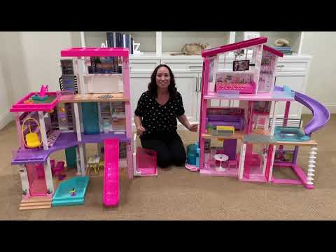 Comparing the old and new 2021 Barbie Dreamhouse
