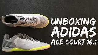 Adidas ACE Court 16.1 'grey' | UNBOXING | football boots | 2017 | HD