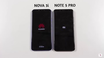 Nova 3i Vs Note 5 Pro speed test