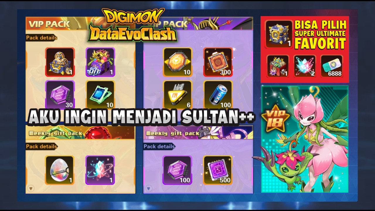 Akhirnya Aku TOP UP -  DIGIMON Dataevo Clash