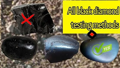 How to test carbonado black diamonds at home