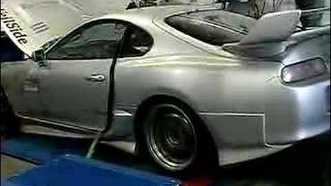 Toyota supra Na-t Dyno