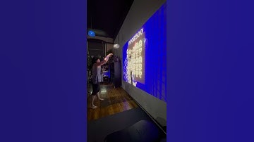 Turn your wall into a giant arcade game!