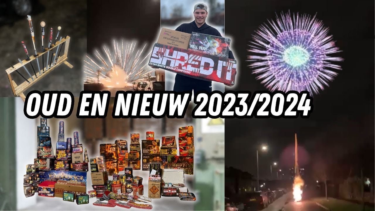 VUURWERK COMPILATIE 2023-2024! *VEEL VUURWERK!*