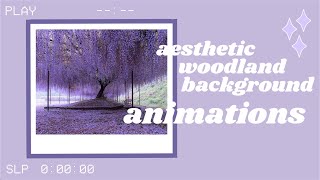 20 aesthetic forest background animations