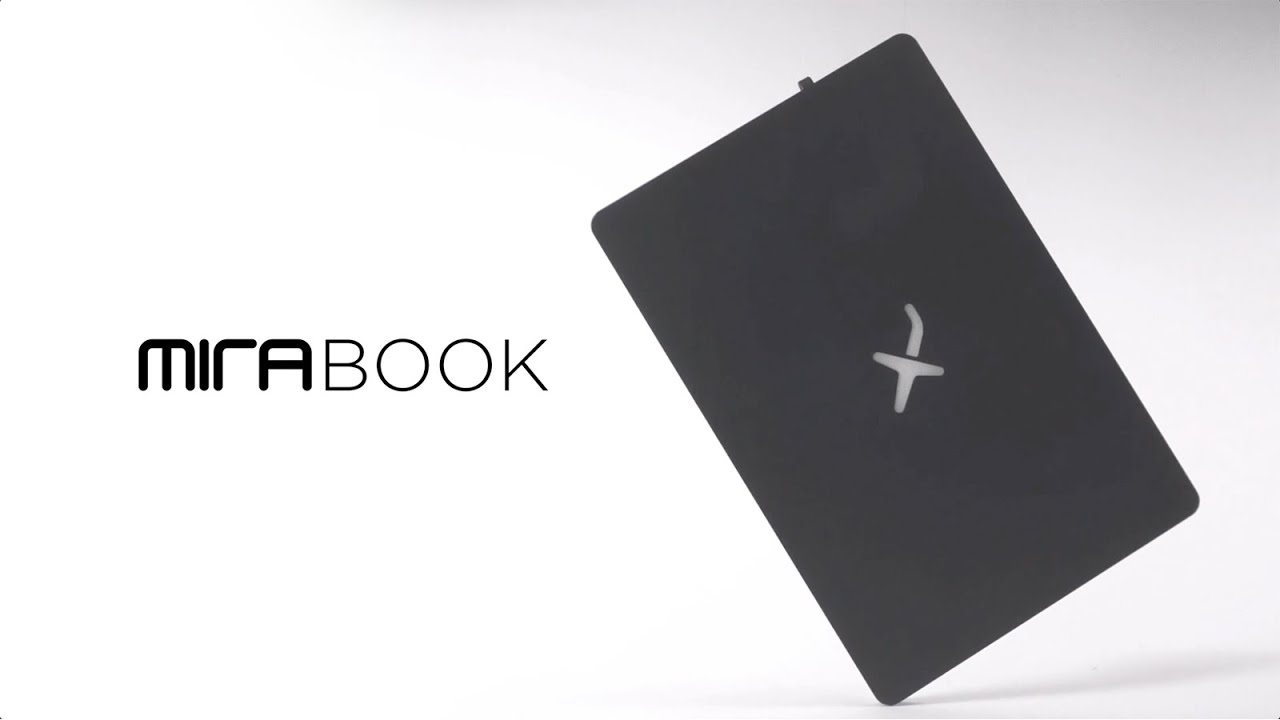ノートパソコン型のスマートフォンアクセサリー Mirabook
