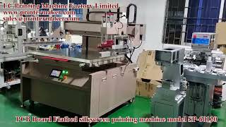 PCB Board Flatbed silkscreen printing machine model SP-60120