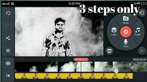 Smoke effect video editing tutorials...  || kinemaster + picsart + pixelab