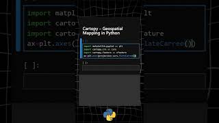Geospatial Mapping in Python for Beginners|Create Maps in Seconds with Python! #Shorts#coding