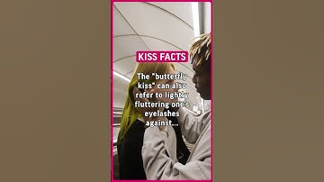 Thumbnail of The "butterfly kiss" can also refer to lightly fluttering one's eyelashes against… #kiss #facts