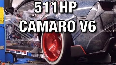 SUPERCHARGED CAMARO V6 | 511HP ON THE DYNO 😱