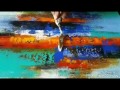Abstract Painting / How to paint Acrylic abstract painting / Demonstration / Easy / Techniques