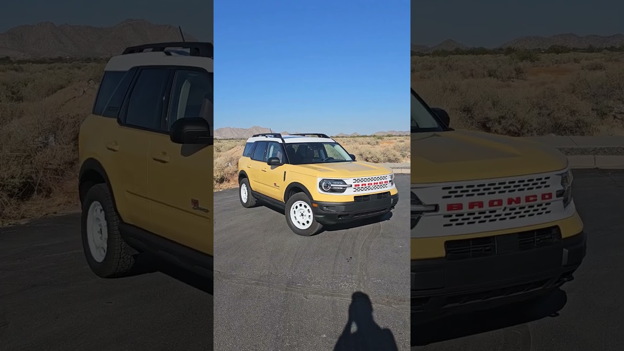 Did You Know It had These!? Some Top Interior Features : The 2023 Ford Bronco Sport Heritage Limited