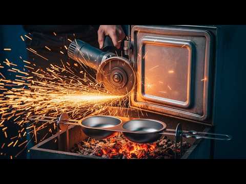 COMO FAZER CARRINHO DE ESPETINHO, DE FORNO VELHO EM UMA CHURRASQUEIRA GIRATORIA?