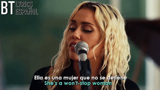 Miley Cyrus Wonder Woman Lyrics Español Backyard Sessions