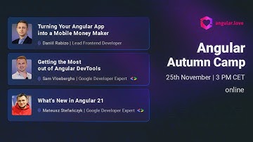 Angular Autumn Camp 2025 edition vol.2