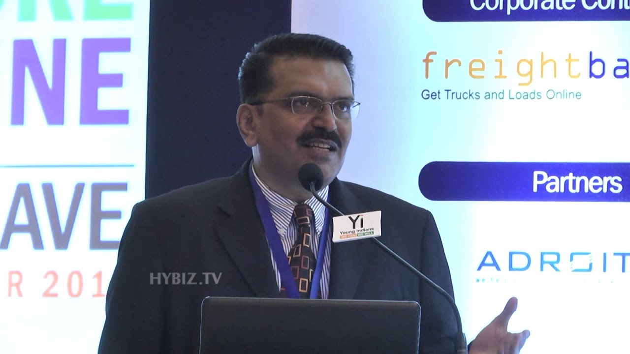 Parthasarathy Chairman of Karvy At Yi Youth Conclave-Hybiz.tv - YouTube