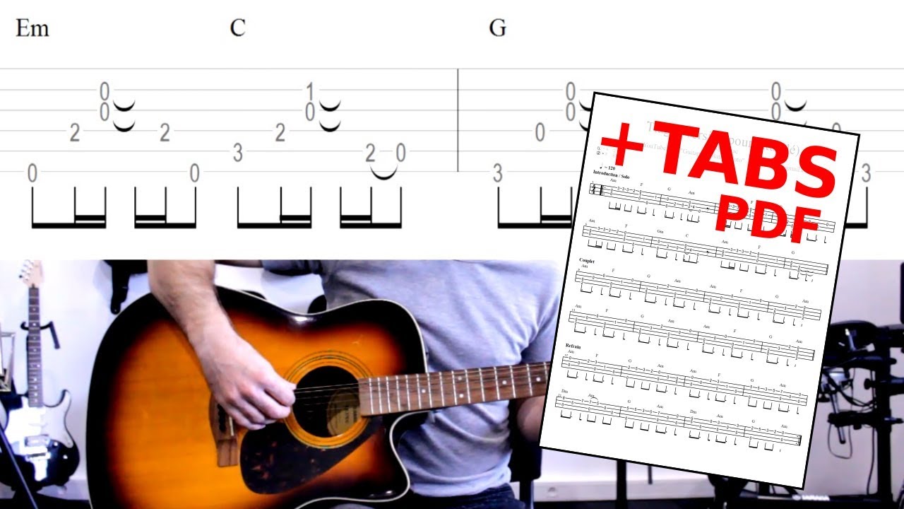A nos héros du quotidien - Soprano (tuto guitare)