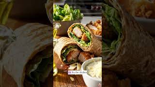 Quick &amp; Healthy Air Fryer Chicken Caesar Wrap Recipe 💪#AirFryerRecipes #EasyRecipes #healthyrecipes