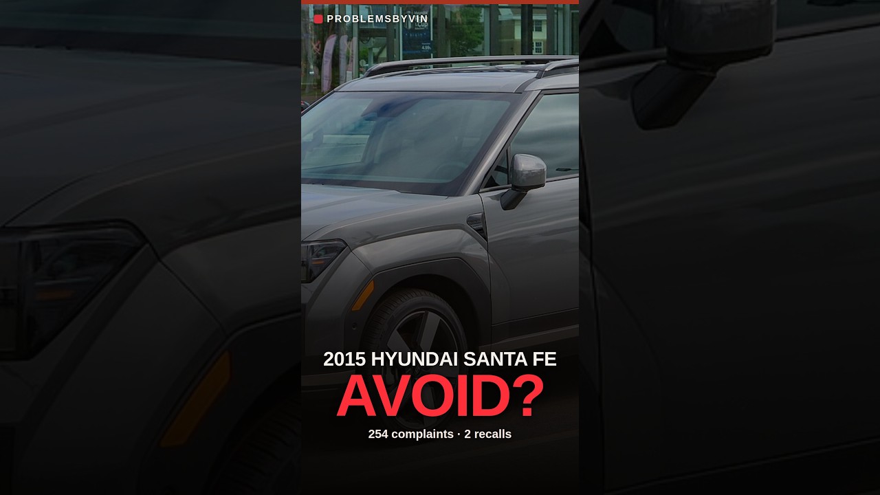 2015 Hyundai Santa Fe problems — video thumbnail