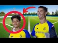 Vous ne croirez pas  quel point cristiano ronaldo jr est devenu fort