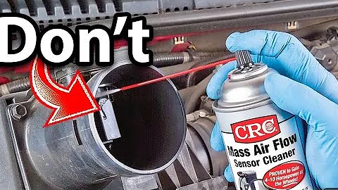 NEVER DO THIS WHILE CLEANING YOUR MASS AIR FLOW SENSOR