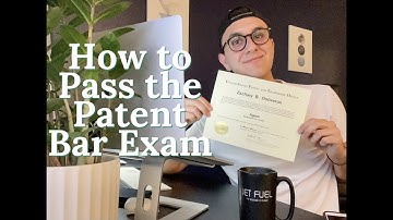How to Pass the Patent Bar Exam