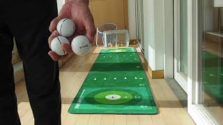 Golf Practice at Home 家でパッティング練習です