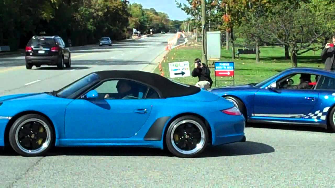 Porsche GT3RS and Speedster Take off